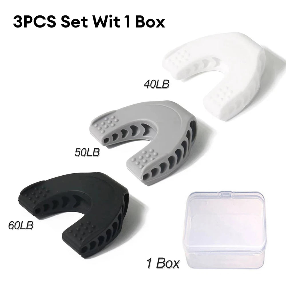 Glowory™ Jawline Trainer Set (40–60 lbs)