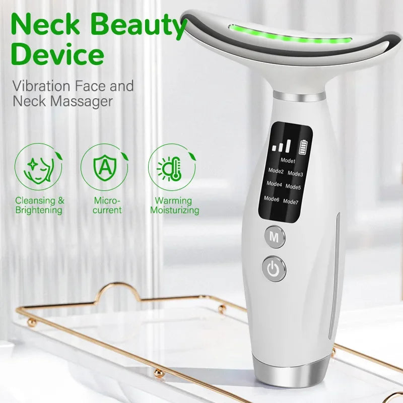 Glowory™LED & EMS Face + Neck Massager