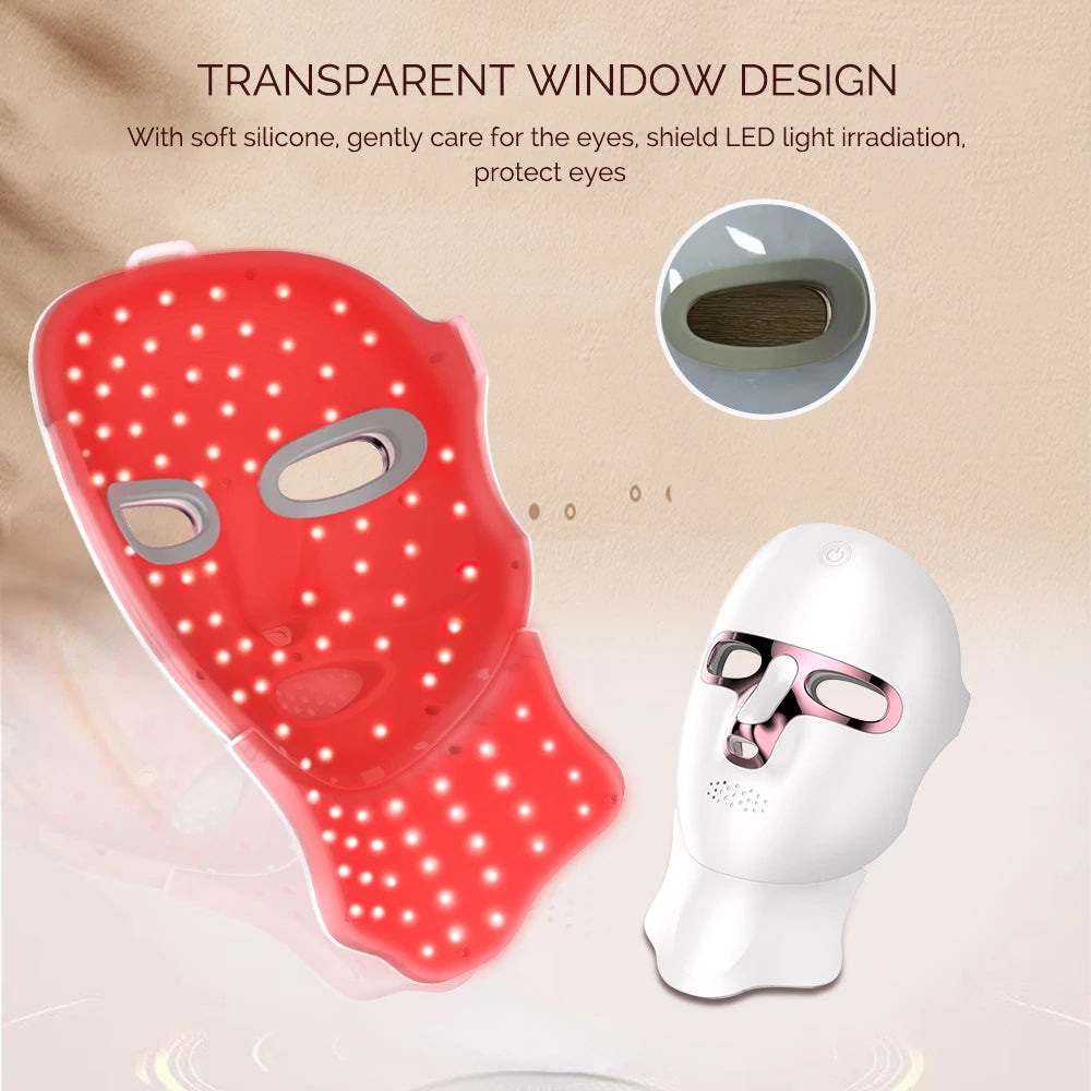 Glowory™  Wireless 7-Color LED Face & Neck Mask