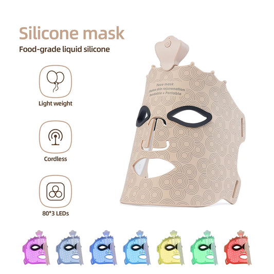 Glowory™ 7-Color Silicone LED Face Mask