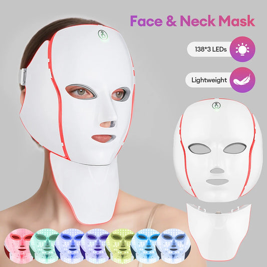 Glowory™   7-Color LED Face & Neck Mask