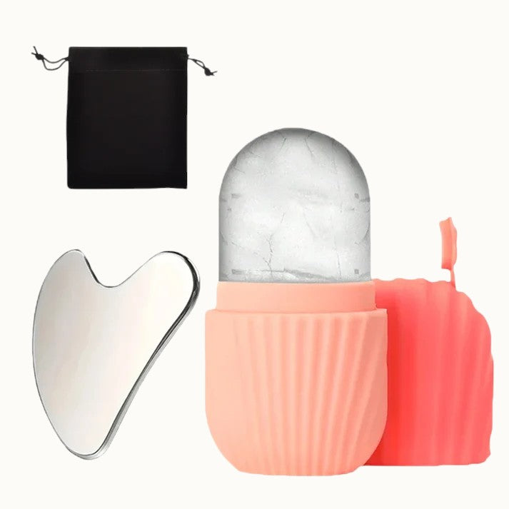 Glowory™ Ice Roller & Gua Sha Set