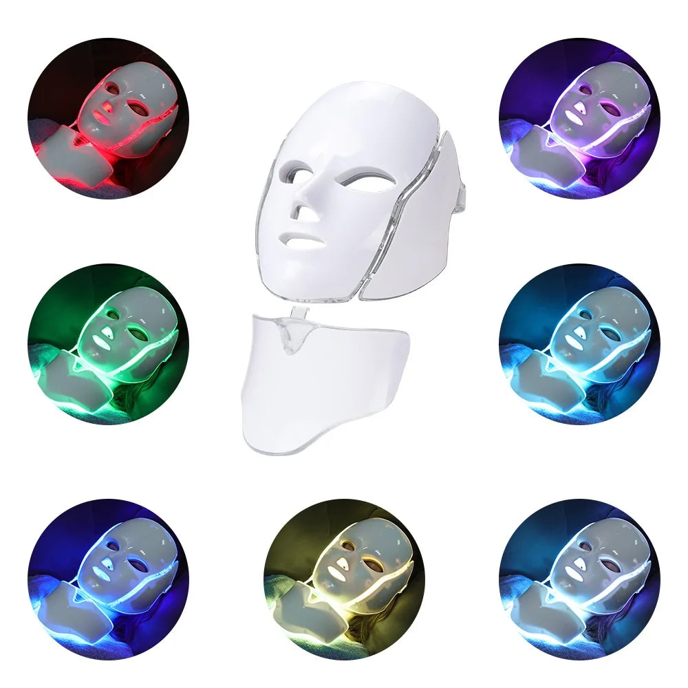 Glowory™   7-Color LED Face & Neck Mask