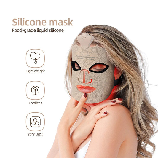 Glowory™ 7-Color Silicone LED Face Mask