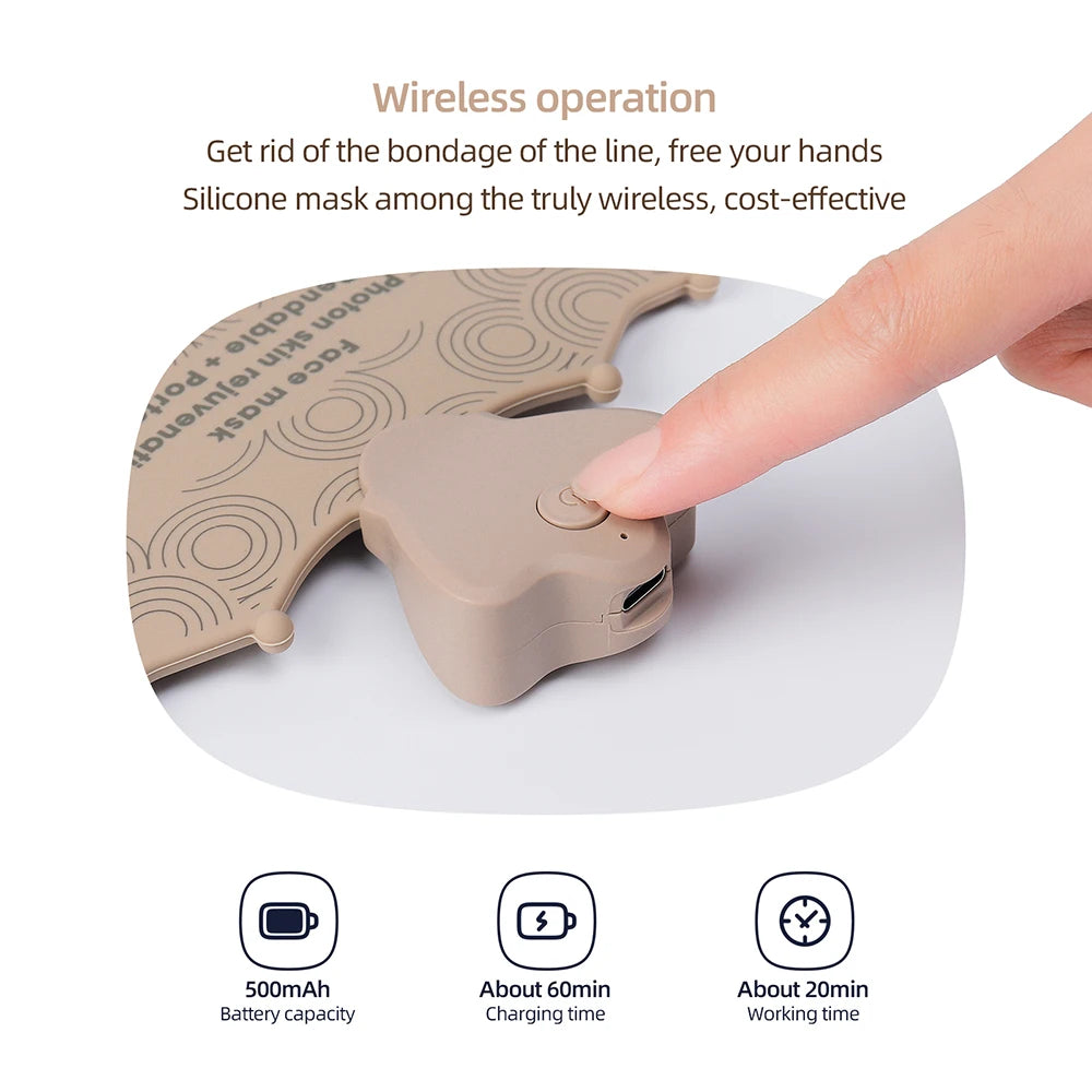 Glowory™ 7-Color Silicone LED Face Mask