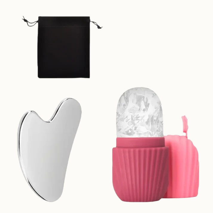 Glowory™ Ice Roller & Gua Sha Set