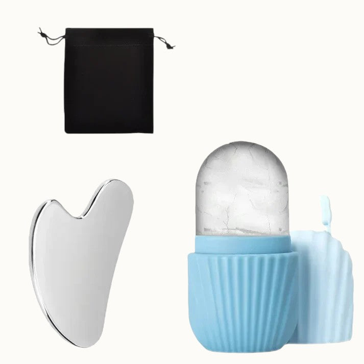 Glowory™ Ice Roller & Gua Sha Set